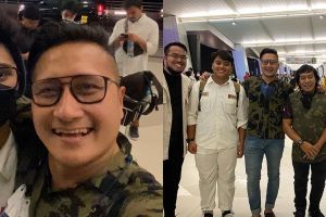 Arie Untung & Fenita Arie absen di wisuda anak, ini 7 momen kelulusan putra sulungnya diwakili Komeng