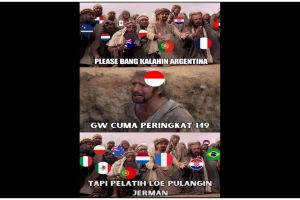 Jelang kick off, 11 potret kocak Indonesia vs Argentina ini bikin optimis bisa kalahkan juara dunia