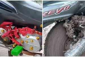 11 Penampakan absurd di motor ini bikin geleng kepala, bikin montir auto nangis