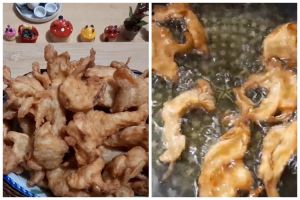 Tanpa dibaluri tepung kering, ini trik goreng jamur krispi agar makin renyah dan minyak tetap bersih