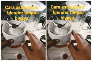Tanpa cangkang telur atau garam, begini cara mengasah pisau blender pakai 1 alat sederhana