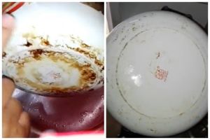 Cuma pakai ampas dapur, ini cara bersihkan noda gosong di bagian bawah panci