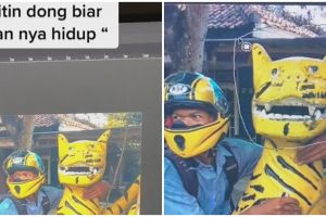 Pria ini minta fotonya diedit biar hewannya bisa hidup, hasilnya justru bikin ngakak kenceng