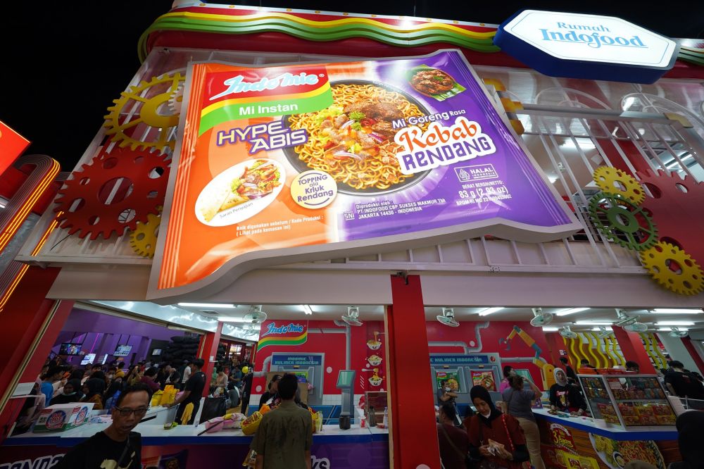 Anti lapar di Jakarta Fair Kemayoran 2023, Indofood hadirkan Warmindo