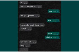 13 Chat lucu obrolan orang pacaran ini absurd abis, bacanya bikin dahi berkerut