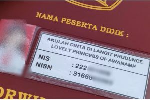 Siswa SD di Karawang ini jadi sorotan punya nama panjang dan unik, panggilannya bikin salfok