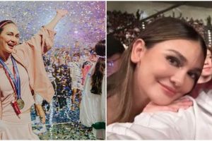 Menang di Lagi-lagi Tenis, momen manis Maxime Bouttier kasih bunga ke Luna Maya ini bikin baper