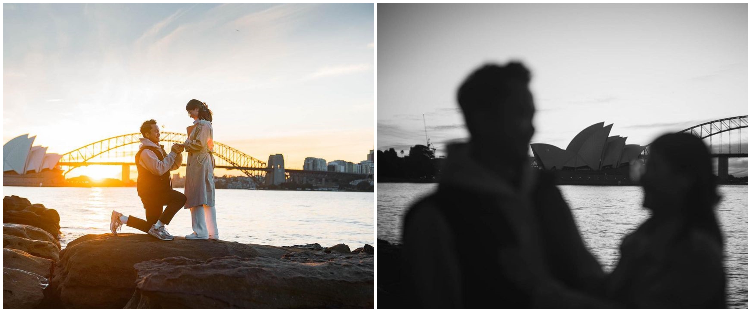 9 Tahun pacaran, ini 7 momen Anthony Sinisuka Ginting lamar Mitzi Abigail di Australia