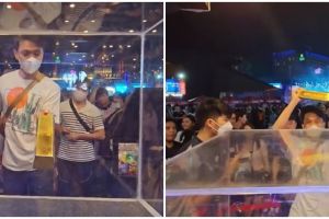 Detik-detik pria berhasil keluarkan emas 7 kg dari kotak berlubang kecil di PRJ, segini hadiahnya