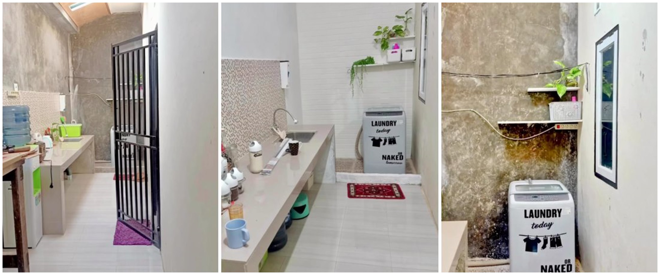 Awalnya mirip gang senggol, 7 transformasi dapur segaris jadi modern minimalis ini bikin rajin masak