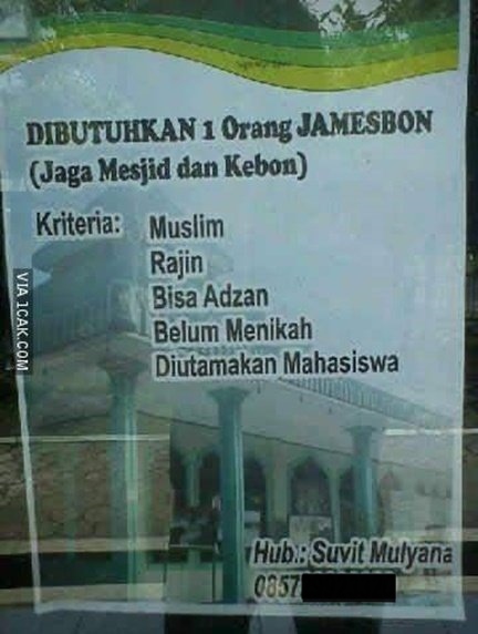 13 Potret kocak spanduk lowongan kerja tulisannya bikin kaum pengangguran mikir dua kali