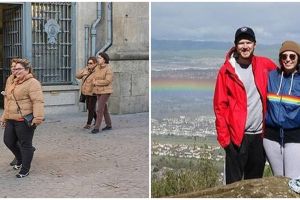 11 Potret kebetulan yang difoto dari depan ini kelewat absurd, penampakannya bikin lihat dua kali