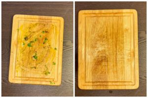 Tak perlu digosok, begini cara bersihkan talenan kayu kotor dan penuh noda membandel