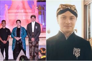 Blasteran Jerman, 9 pesona Nicholas Saputra pakai beskap ini gagahnya bak pengantin Jawa