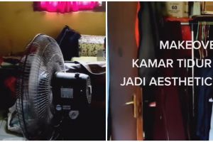 Makeover kamar kumuh mirip gudang jadi estetik bergaya rustic, 9 potretnya ini bikin adem