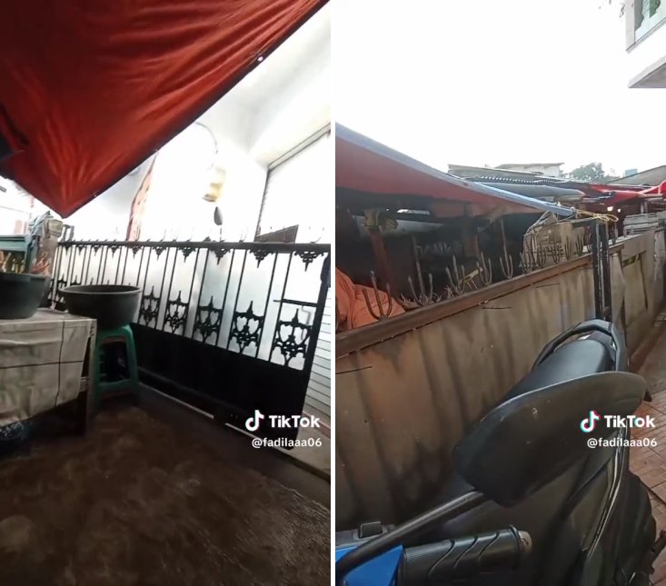 Cuma ada di kota besar, rumah warga di tengah pasar ini bikin warganet bertanya 'kok bisa?'