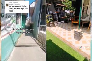 Siapapun pasti terkecoh, 9 potret rumah jadul nyempil di gang sempit ini bukannya sumpek tapi asri pol