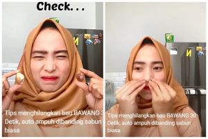 Bukan pakai baking soda atau kopi, begini trik menghilangkan bau bawang putih yang menempel di tangan