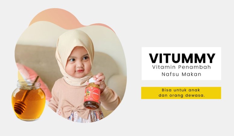 Madu Vitummy, rekomendasi merk vitamin penambah nafsu makan anak 1 tahun yang bagus