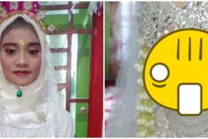 Potret pengantin makeup sendiri versus MUA kampung, hasil akhirnya kayak beda orang