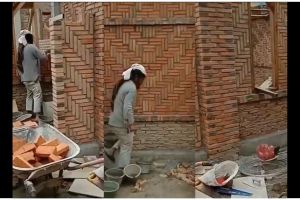 Absurd pol, 13 potret kocak tembok bikinan kuli bangunan ini antara kreatif atau nyeleneh nih?