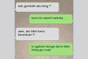 11 Gombalan lucu waktu chattingan sama pacar ini jangan ditiru, bisa bikin putus
