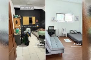 Wanita ini makeover kamar adik ipar dari serem jadi aesthetic black and white, intip 9 potretnya