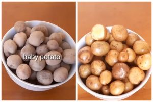 Pakai 1 bahan, ini cara cepat bersihkan kentang dalam jumlah banyak tanpa perlu dikupas kulitnya