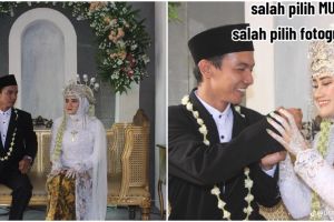 Salah pilih fotografer potret pernikahan wanita ini zonk, 9 album foto nikahnya malah seperti kalender
