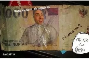 11 Potret kocak tulisan di uang ini bikin lihat dua kali sambil nyengir, ada kode nyeleneh