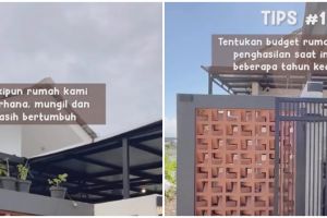 Pasangan muda ini bangun rumah di usia 20-an tanpa KPR, 9 potret huniannya estetik dan cozy