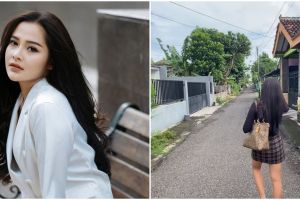 9 Potret sederhana rumah Bella Bonita di kampung halaman, asri dengan taman kecil di halaman depan