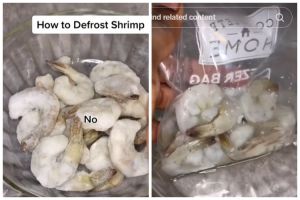 Cara simpel mencairkan udang beku agar tekstur tak berubah dan terhindar dari bakteri
