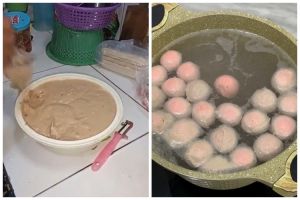 Aksi cerdas warganet mencetak bakso ini lebih cepat dan bentuknya bulat mulus tanpa mengotori tangan