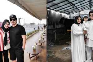 9 Momen perayaan ulang tahun Aurel Hermansyah ke-25, dapat kejutan di warung pecel lele