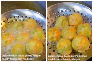 Bukan pakai sendok, aksi kreatif warganet mencetak bakso ini lebih cepat dan tak bikin tangan kotor