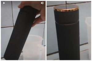 Cukup pakai 1 bahan, begini cara basmi bau tak sedap di botol termos baru