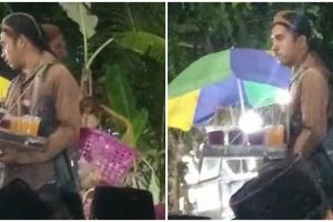 Viral momen seorang pria jualan es di pengajian ini teknik marketingnya bikin orang berasa dimarahin