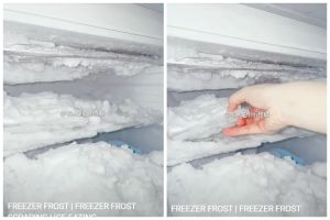 Tak perlu dicairkan dulu, begini trik aman membersihkan bunga es di freezer pakai 1 alat dapur