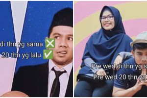 Definisi jodoh tak kemana, pengantin ini sudah jalani prewedding sejak 20 tahun lalu & ini 6 buktinya