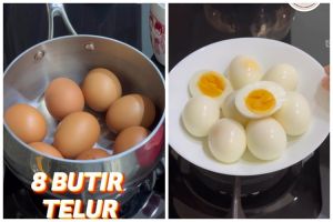 Lebih hemat gas, begini trik merebus telur dalam 5 menit agar matang sempurna dan nggak overcook