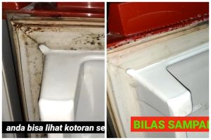 Tanpa perlu pasta gigi, ini trik menghilangkan jamur di karet kulkas pakai 2 bahan