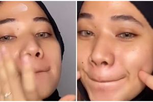 Wanita ini recreate makeup ala artis Hollywood, hasilnya malah disebut mirip Aurel Hermansyah