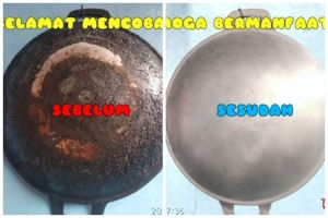 Tanpa baking soda, ini cara cepat hilangkan kerak gosong di pantat wajan dalam waktu 5 menit