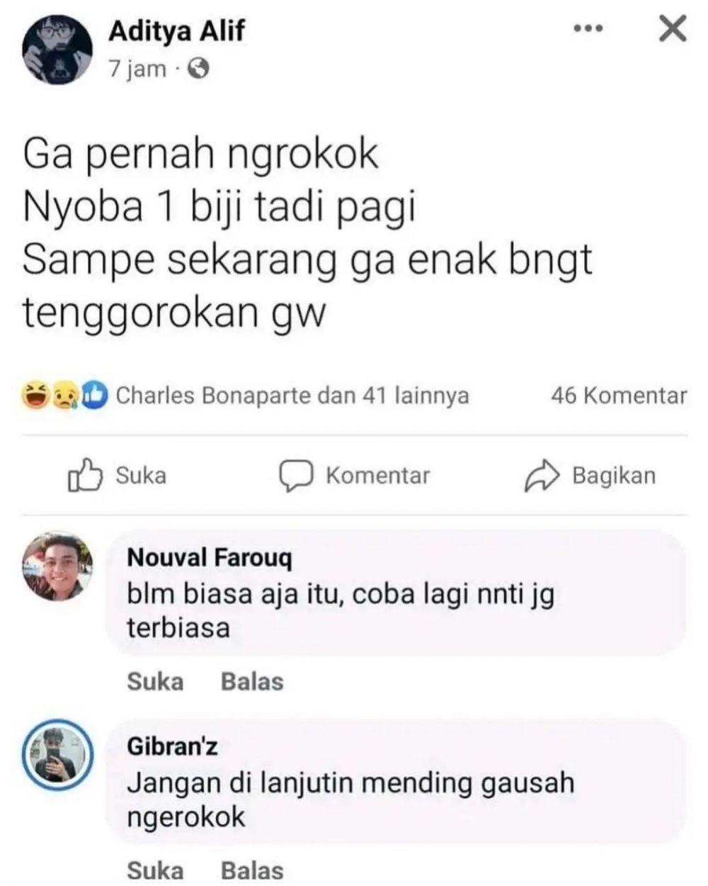 11 Komentar lucu di Facebook ini bikin gundah yang buat status, pernah mengalami?