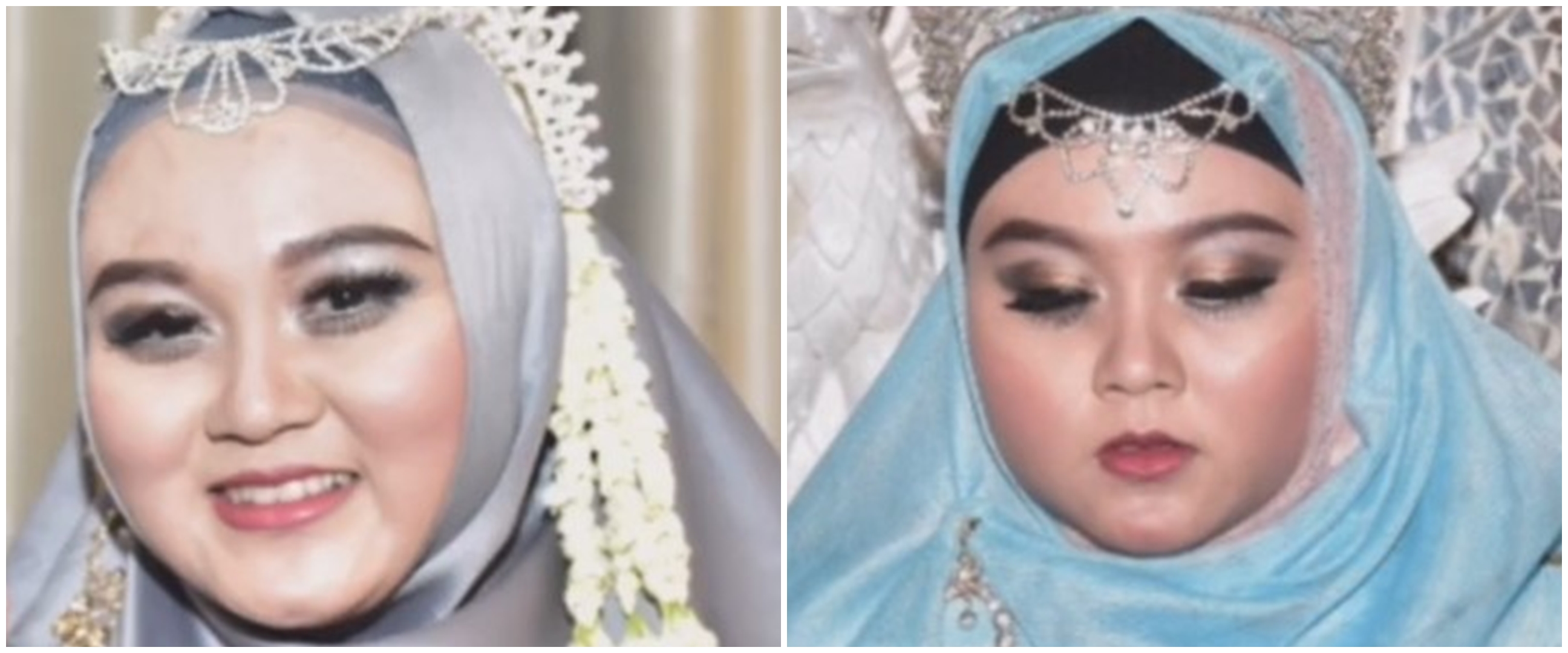 Manten ini makeup ulang sendiri karena malu riasan MUA jelek, 7 transformasi jauh lebih flawless