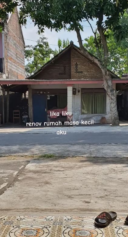 Awalnya mirip gubuk, potret rumah masa kecil direnovasi jadi seperti hunian gedong di kompleks elit