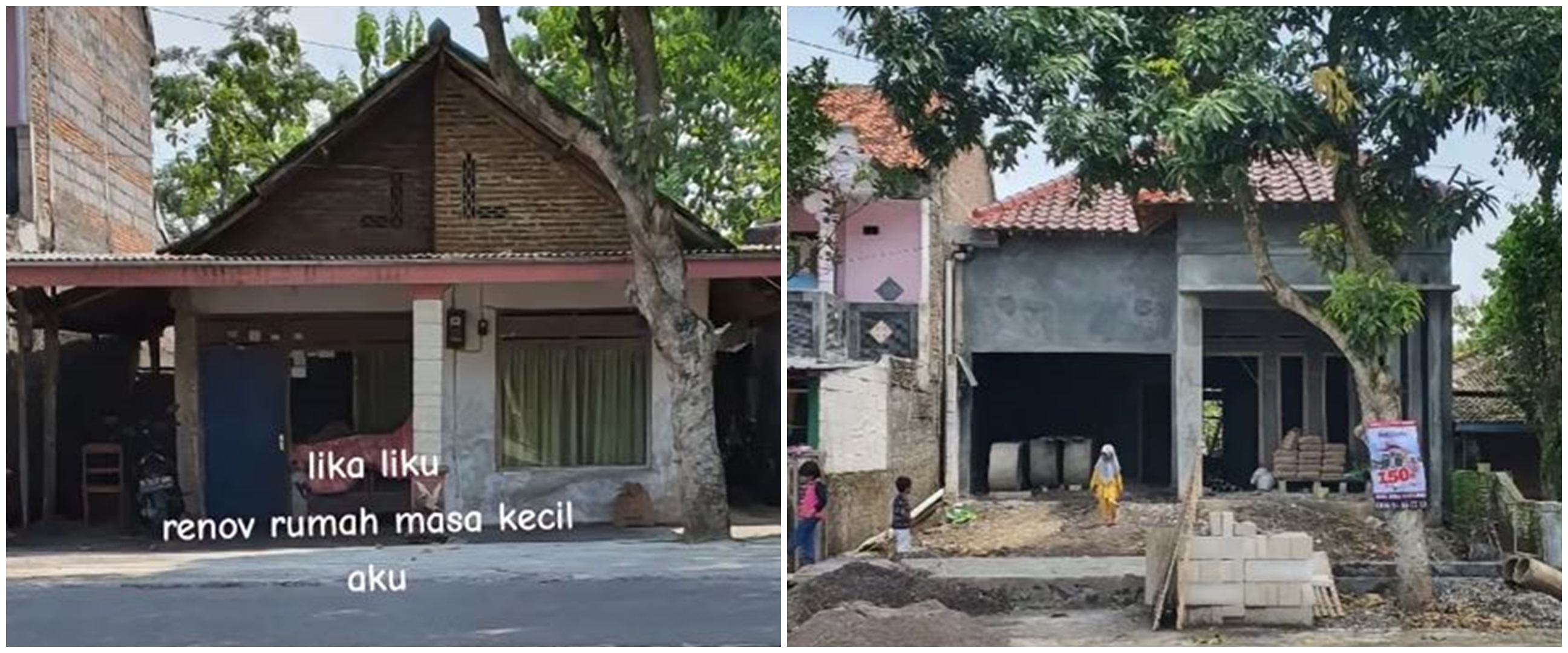 Awalnya mirip gubuk, potret rumah masa kecil direnovasi jadi seperti hunian gedong di kompleks elit