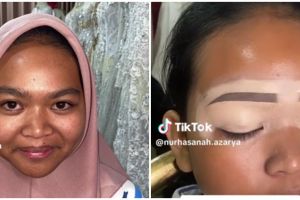 Alis tebal tapi tak mau dicukur, perubahan wanita di-makeup MUA jadi Barbie ini hasilnya jempolan