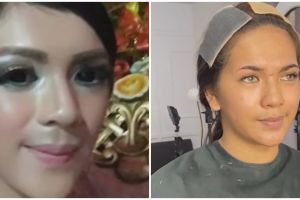 Wanita ini tak puas sama makeupnya saat menikah, intip 11 potretnya rias ulang usai 5 tahun perkawinan